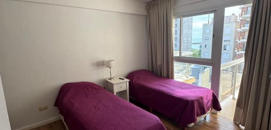Departamento en Bernardo de Irigoyen 4500 de tres ambientes con vista parcial al mar en alquiler
