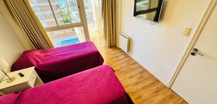 Departamento en Bernardo de Irigoyen 4500 de tres ambientes con vista parcial al mar en alquiler